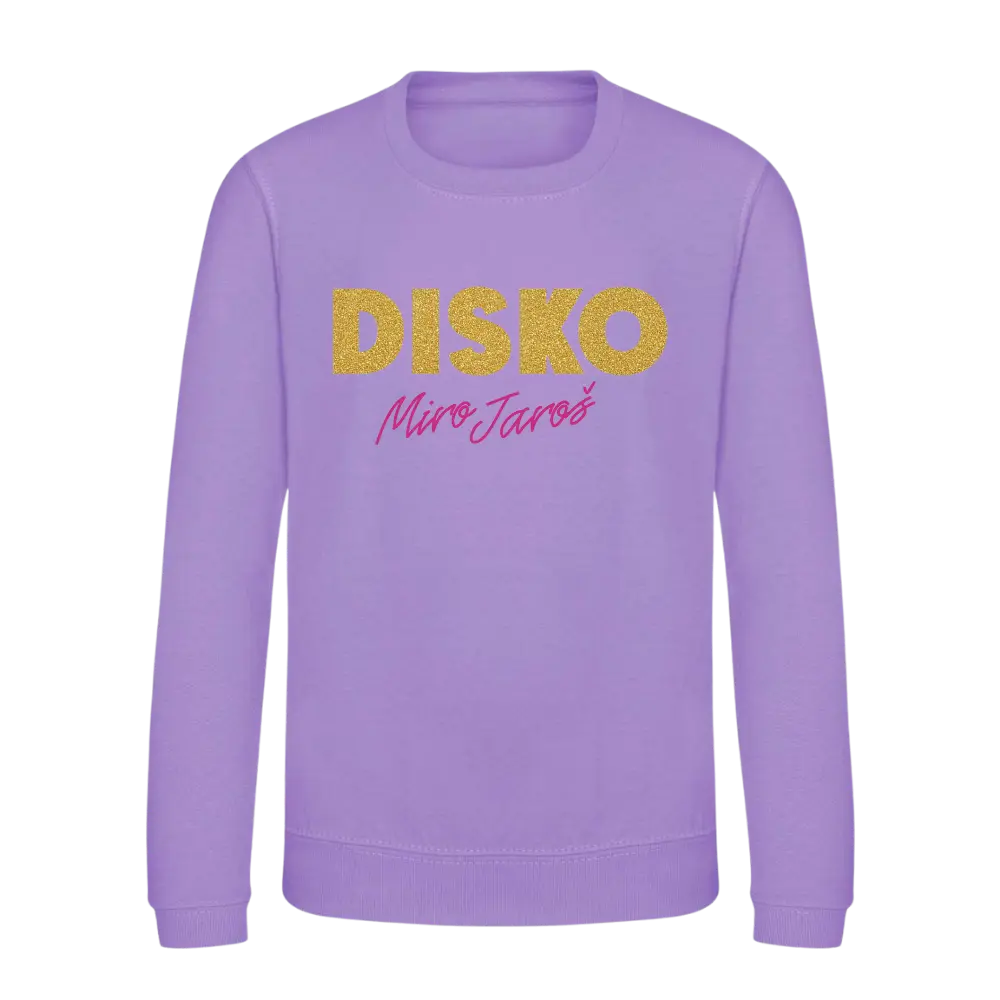Mikiny – Disko glitter (Crewneck)