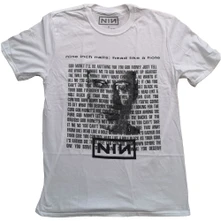 Nine Inch Nails, Tričko Head Like A Hole, Unisex, Biela