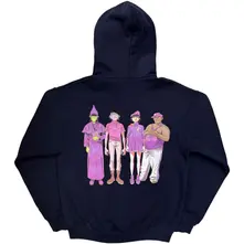 Unisex Pullover Hoodie: Cracker Island (Navy Blue) (Back Print) thumbnail