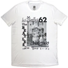 The Beatles, Tričko 1962, Unisex, Biela