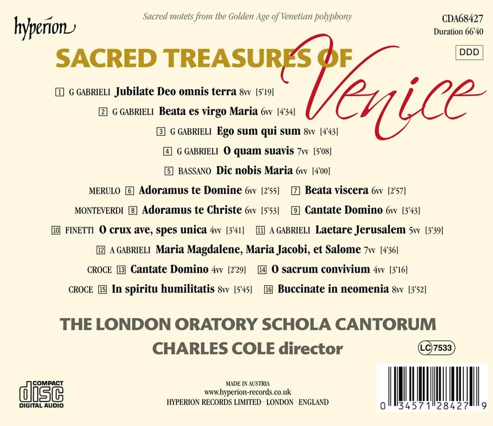 SACRED TREASURES OF VENICE