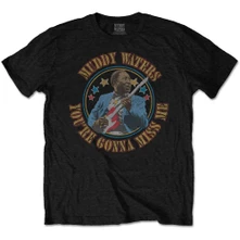 Muddy Waters, Tričko Gonna Miss Me, Unisex, Čierna