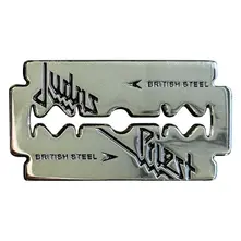 Judas Priest – British Steel Razor Blade (Odznak)