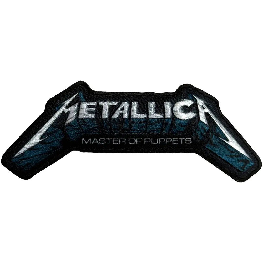 Master Of Puppets Blue Poster Logo
