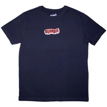Blondie, Tričko Mini Punk Logo, Unisex, Modrá