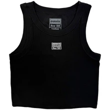 Tielko Unisex Vest T-Shirt: Live '25 Embroidered (Black) (Ex-Tour)