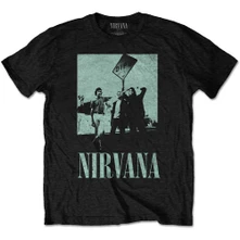 Nirvana, Tričko Dips, Unisex, Čierna
