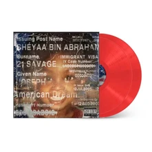 21 Savage, Vinyl American Dream (Transparent Red Vinyl)