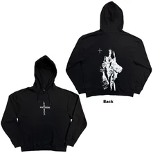 Mikina Unisex Pullover Hoodie: Mayhem (Black) (Back Print)
