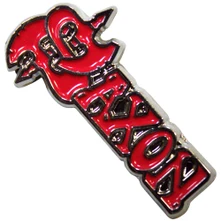 SAXON, Odznak Red Logo