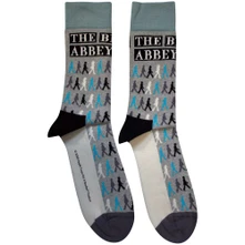 The Beatles, Ponožky Abbey Road Colours Crossing Repeat, Unisex, Šedá