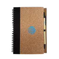 Office Essentials – Cork Notebook with Pen (Notepad)