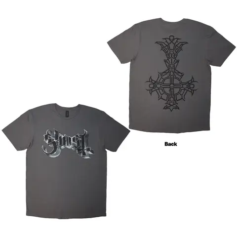 Chrome Logo & Grucifix Outline