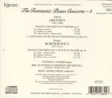 ARENSKY & BORTKIEWICZ: PIANO CONCERTOS thumbnail