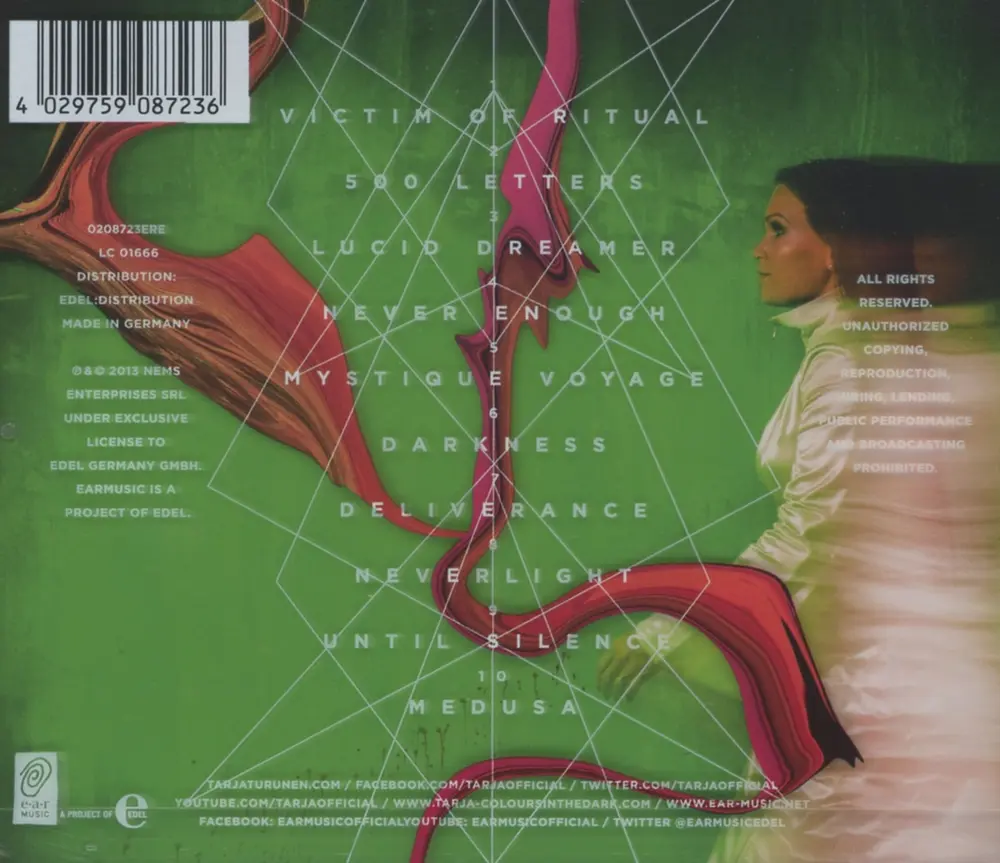 Tarja Turunen – Tarja - Colours In the Dark (CD)