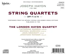 The London Haydn Quartet – HAYDN: STRING QUARTETS OP. 71 & 74 (CD)