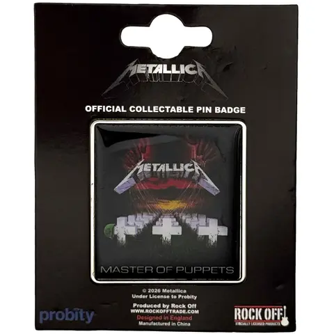 Pin Badge: Master Of Puppets