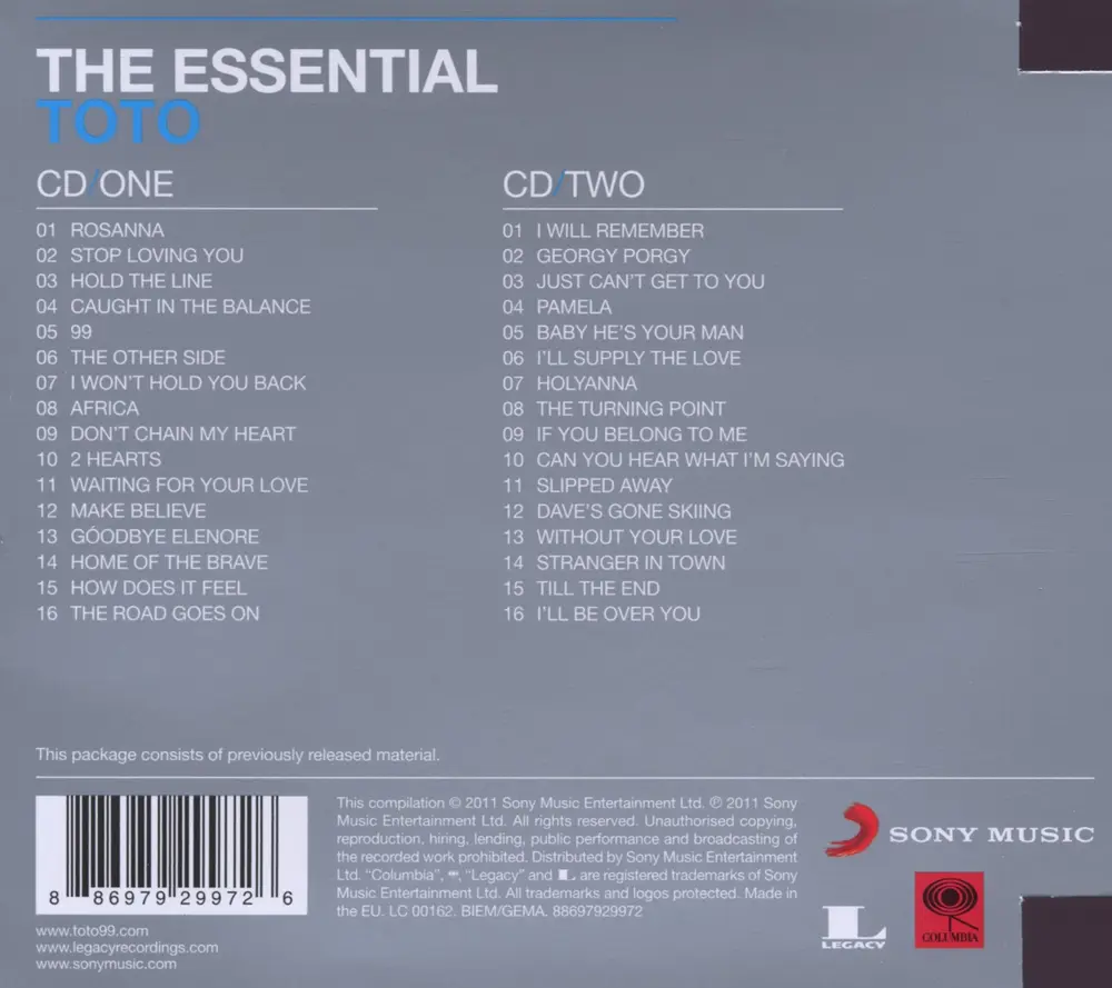 ESSENTIAL TOTO