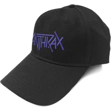 Anthrax, Šiltovka Logo, Unisex, Čierna