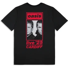Tričko Unisex T-Shirt: Cardiff 5 July Event (Black) (Back Print & Ex-Tour)