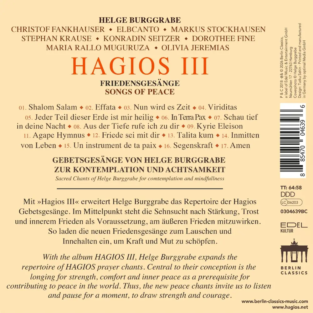 HAGIOS III (SONGS OF PEACE)