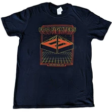 Foo Fighters, Tričko Run, Unisex, Čierna