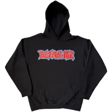 Unisex Pullover Hoodie: Alien Reaper (Black) (Back Print) thumbnail
