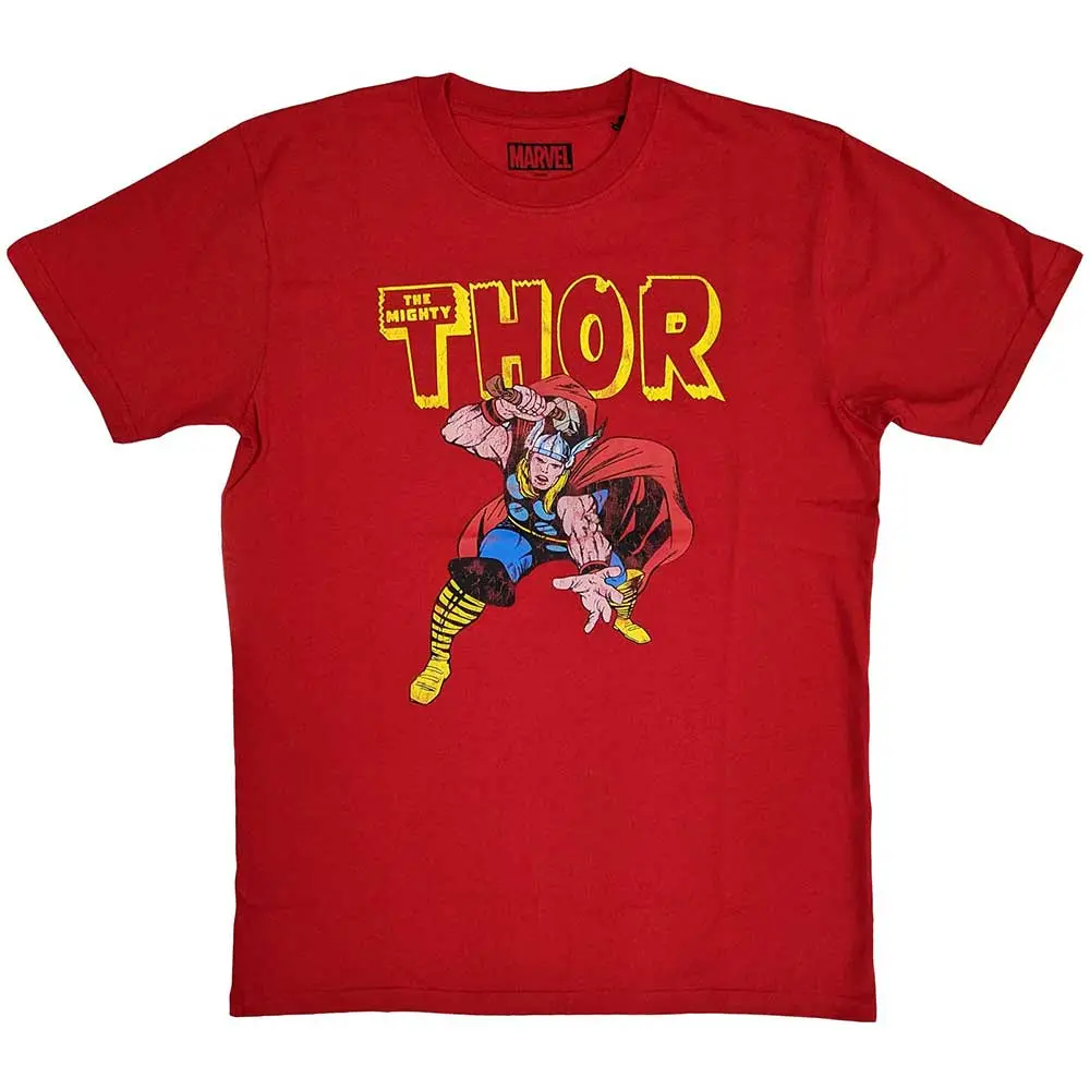 Thor Hammer Distressed (Rosso) (Maglietta)