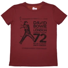 David Bowie, Tričko Rainbow Theatre, Žena, Červená