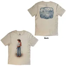 Unisex T-Shirt: Middle Of Nowhere (Natural) (Back Print)