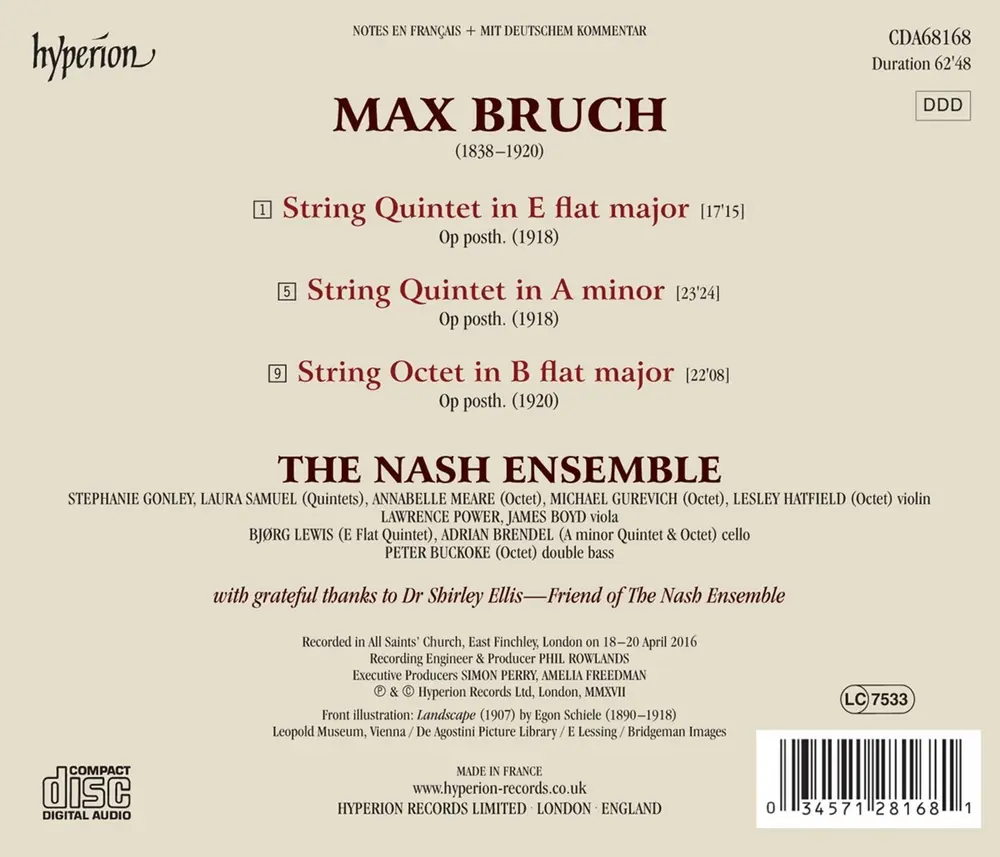 BRUCH: STRING QUINTETS & OCTET