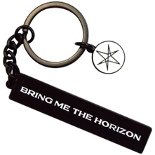 Bring me the horizon, Kľúčenka Text Logo 6-Point Star Charm