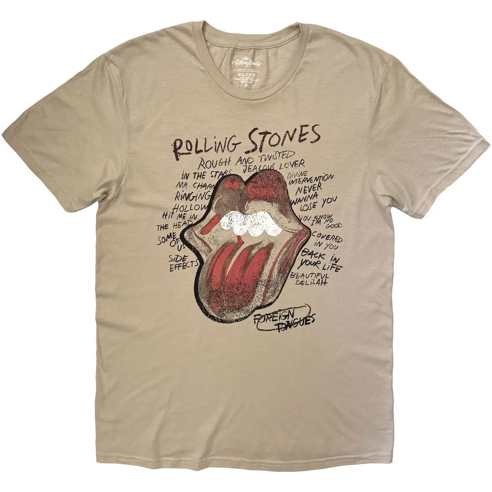 Unisex T-Shirt: Foreign Tongues (Sand)
