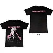 Machine Gun Kelly, Tričko Laser Eye, Unisex, Čierna