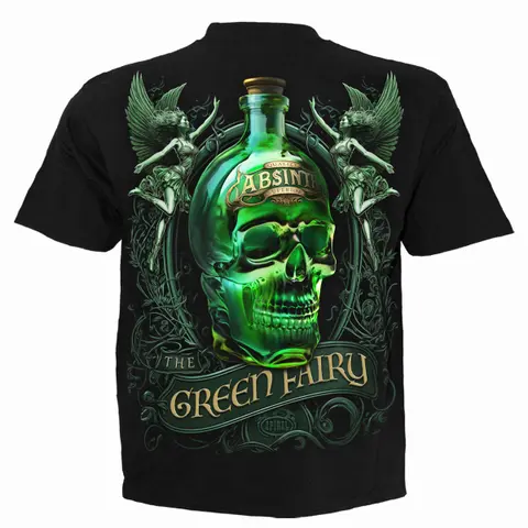 Spiral – Tričko The Green Fairy (Čierna), Unisex, Čierna