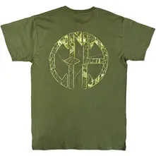 Unisex T-Shirt: Green Logo (Green) (Back Print) thumbnail