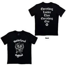 Motörhead, Tričko England, Unisex, Čierna
