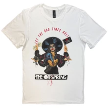 The Offspring, Tričko Shooting Gun, Unisex, Biela
