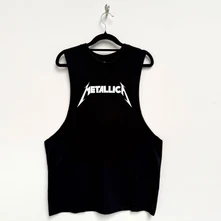 Metallica, Tielko Logo, Unisex, Čierna