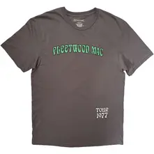 Unisex T-Shirt: Peacock Tour '77 (Charcoal Grey) (Back Print) thumbnail