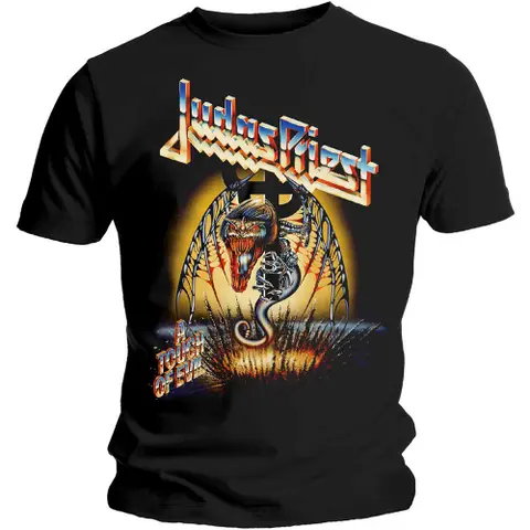 Judas Priest – Tričko Touch of Evil (Čierna), Unisex, Čierna