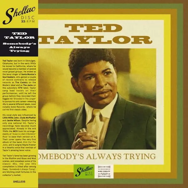 Ted Taylor – SOMEBODY'S ALWAYS TRYING (Vinyl)