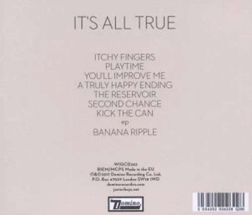 Junior Boys – IT'S ALL TRUE (CD)