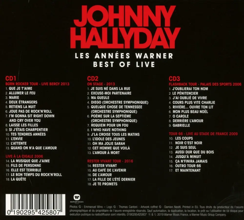 LES ANNEES WARNER - BEST OF