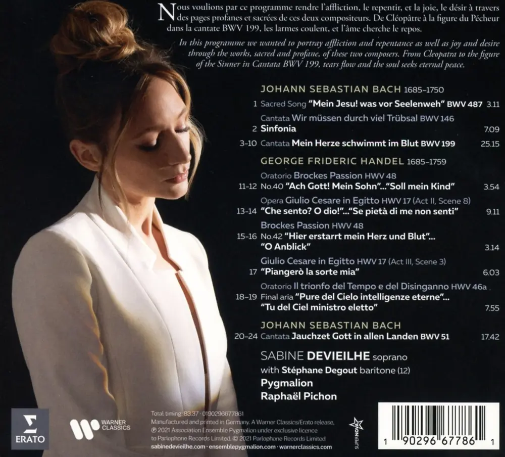 Sabine Devieilhe – BACH - HANDEL (CD)