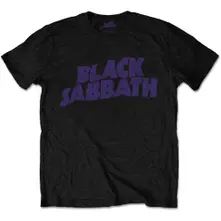 Black Sabbath – Wavy Logo Vintage (Čierna) (Tričko)