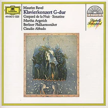 Martha Argerich, Claudio Abbado, and the Berlin Philharmonic Orchestra, CD GASPARD/KONCERT PRO KLAVIR