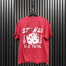 Ladies Unplugged T-Shirt: Dice Tour '72 (Pink) thumbnail