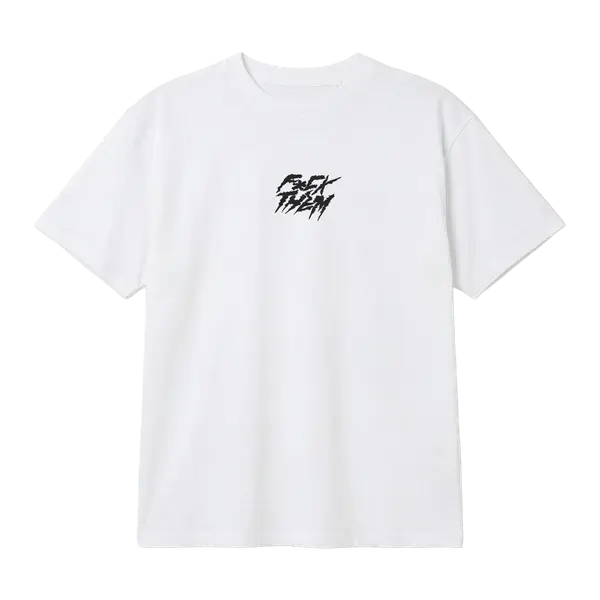 T-shirts – T-shirt FCKTHEM Basic White, Man, White
