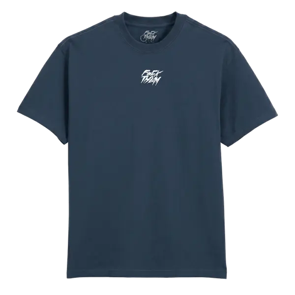 T-shirts – T-shirt FCKTHEM Basic, Unisex, Dark blue